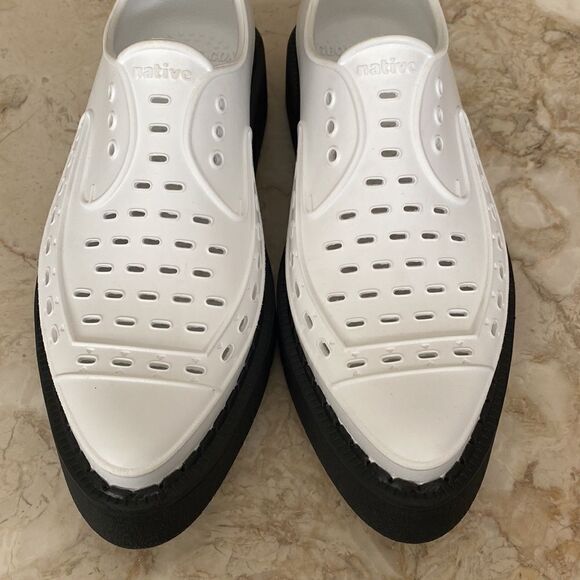 George X Native White Black Platform Creepers - Picture 6 of 15